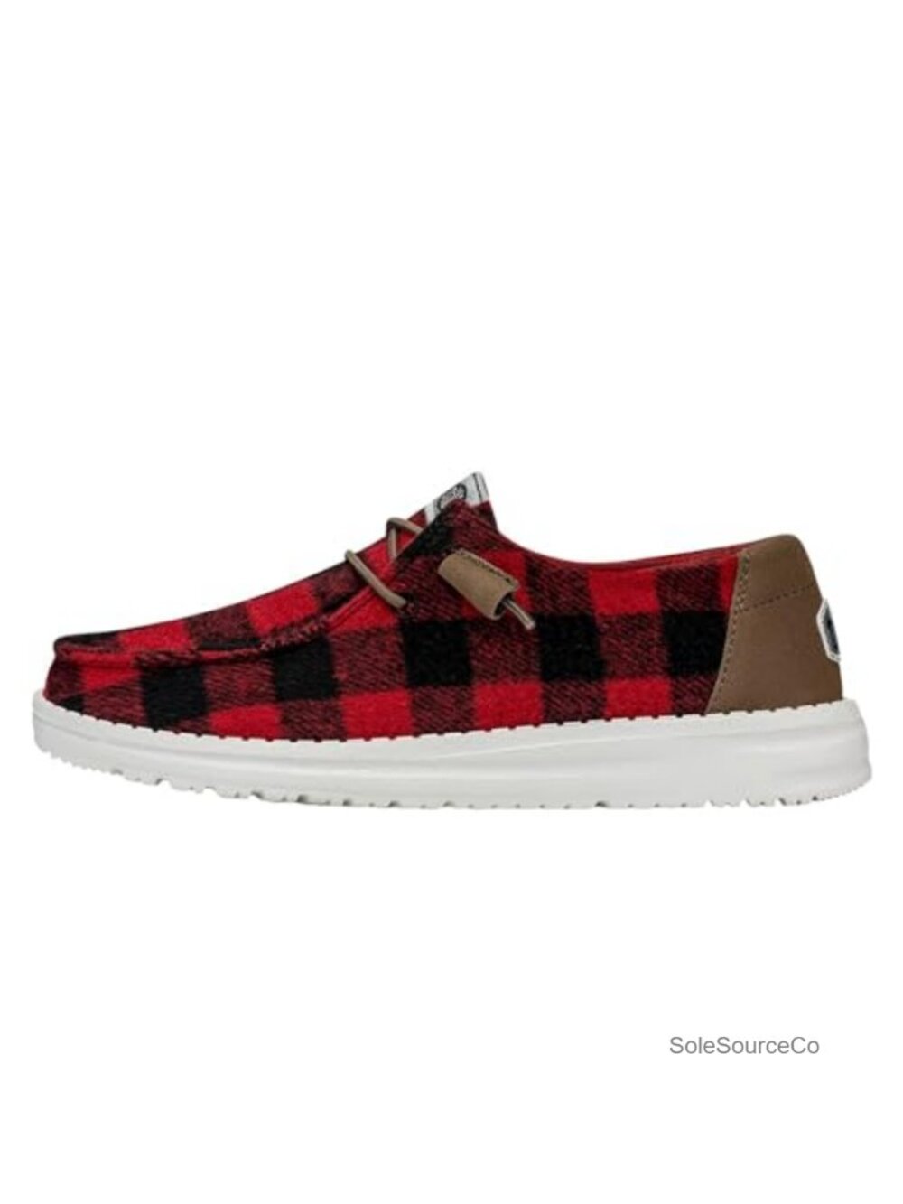 HEYDUDE Wendy Buffalo Plaid Slip On Loafer | Plaid Textile Upper